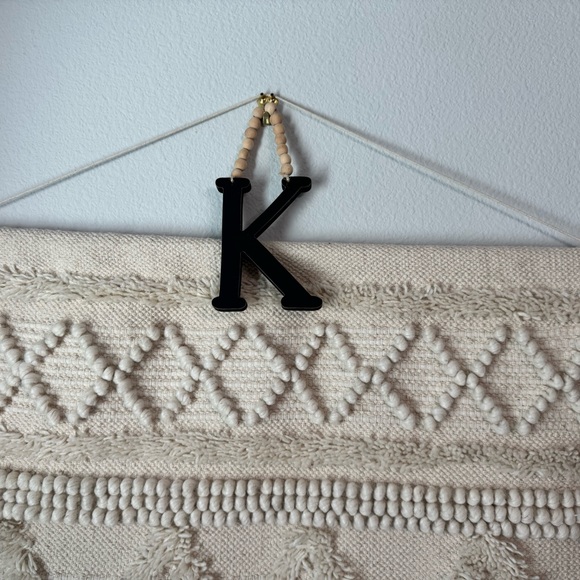 Cream Bohemian Geometric Wall Hanging Decor 31x53 - Picture 3 of 4